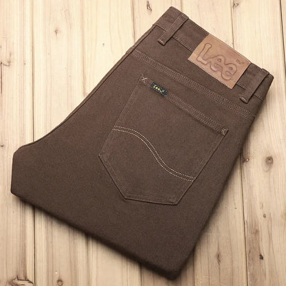 2024 herbst/Winter Neue männer Jeans Business Lose-Fit Gerade Bein Hohe Taille Baumwolle Casual Trendy hosen