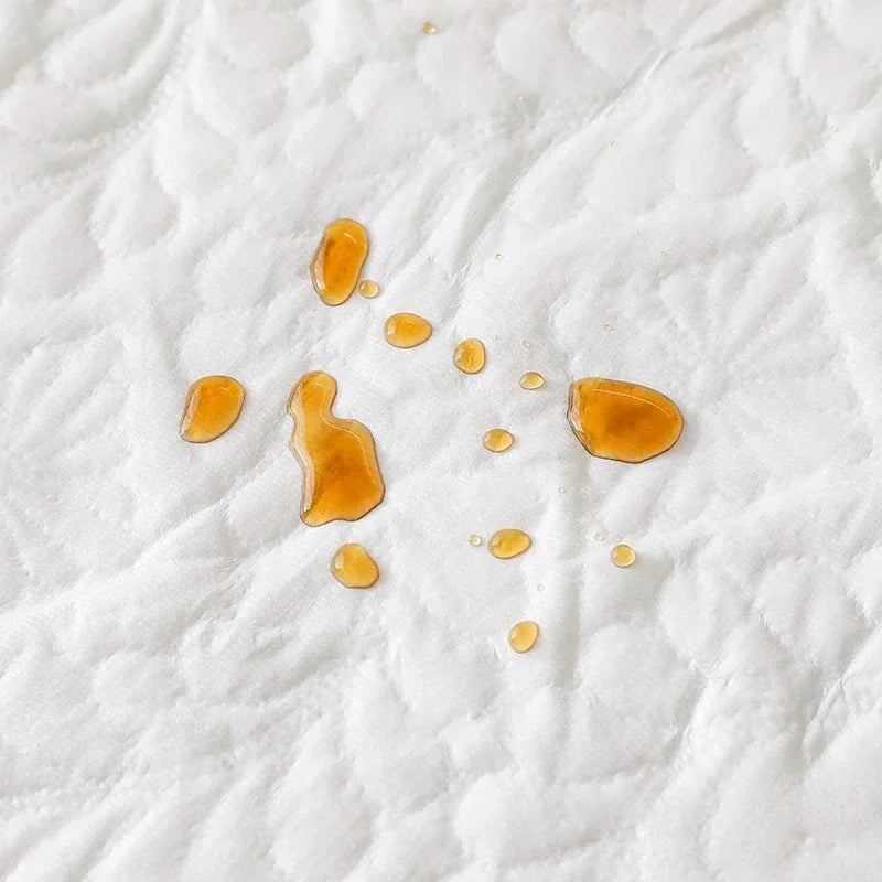 Waterproof Mattress Protector Thicken Fitted Bed Sheet Breathable & Noiseless Mattress Pad for Twin/Double/Queen/King Size Beds.