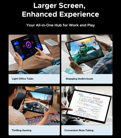 Global Version DOOGEE Tab E3 Max Tablet PC Android 15 Gemini AI 14'' 2.1K Screen 8GB RAM 256GB 13500mAh Large Battery Smart Pad.