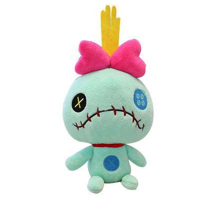 20-40cm Anime Cartoon Pink Angel Series Lilo & Stitch Doll Cute Hug Duck Stitch Plush Toy Soft Stuffed Kawaii Kid Birthday Gift