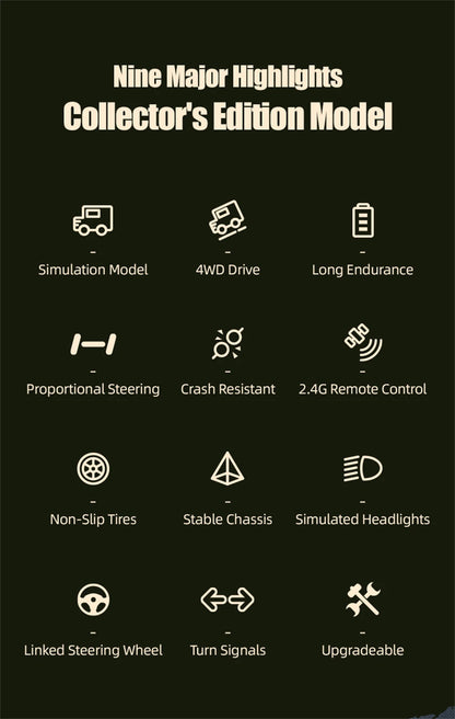 JJRC C8815 RTR 1/10 2.4G 4WD RC Car Off-Road Climbing LED Light Optional Winch Canopy Metal Frame Rock Crawler Vehicles Models.