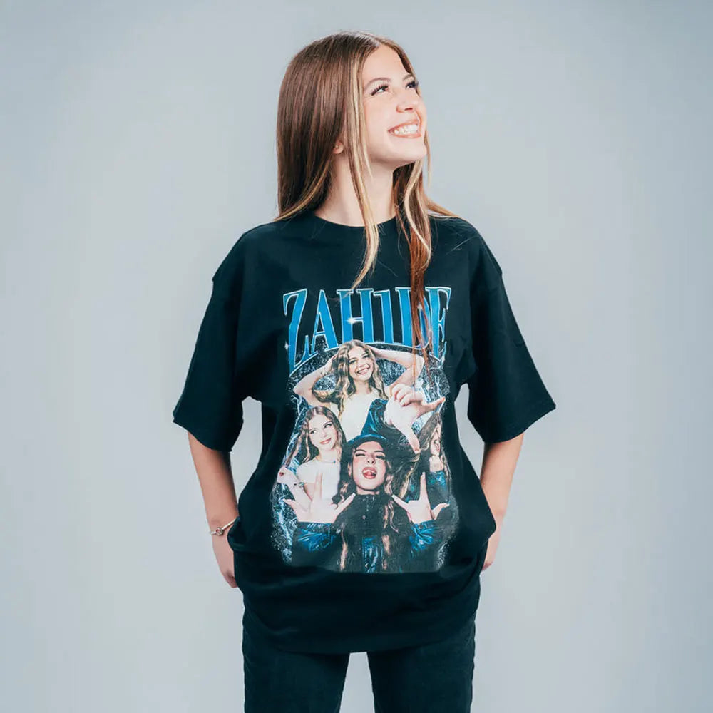 Zahide Merch Graphic Print T-shirt Men Women Fashion Hip Hop T Shirts Cotton Casual Oversized Short Sleeve T-shirts Streetwear.