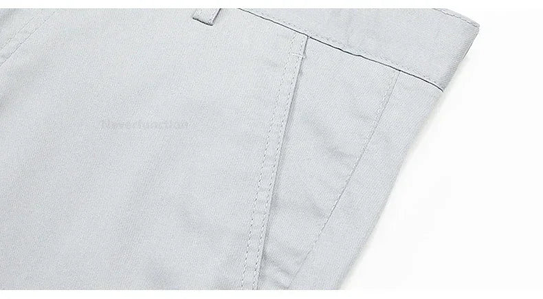 Summer New Men's Bamboo Fiber Slim Business Casual Pants Fashion Classic Breathable Designer Formal Long Trouser Male Clothing