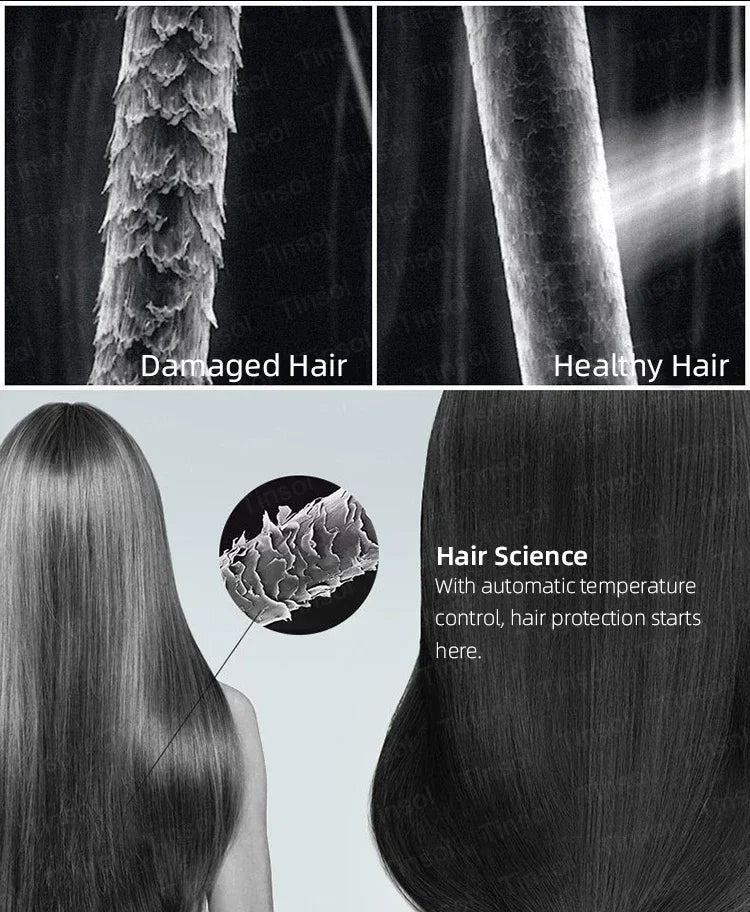 Professional negative ion hair dryer, high-speed constant temperature bladeless hair dryer home negative ion hair dryer