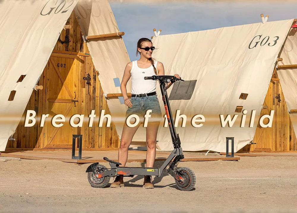 KuKirin G2 Ultra Folding Electric Scooter 800W * 2 Motor 48V 18Ah Battery 10 inch Tires 50 km/h Max Speed 55km Max Range IPX4.