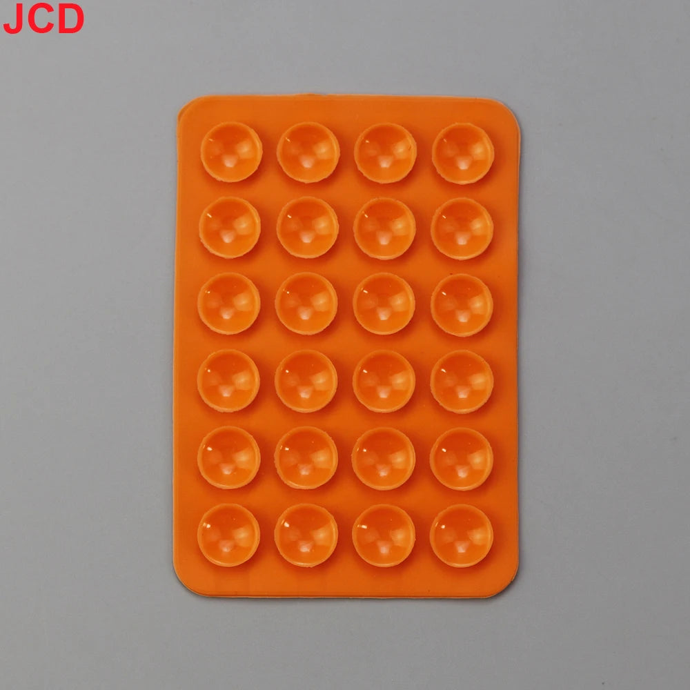 JCD 24 Square Thickened Silicone Suction Cup Suction Cups Mobile Phone Tablet Luggage Suction Cup Universal Charger Leather Case.