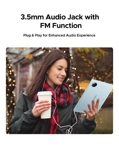 Doogee Tab A9 Pro+ Tablet Pc 11-Inch Android 15 30Gb Ram(6+24) 128Gb Rom 8580Mah Battery Widevine L1 Support Tablet Dual Speakers