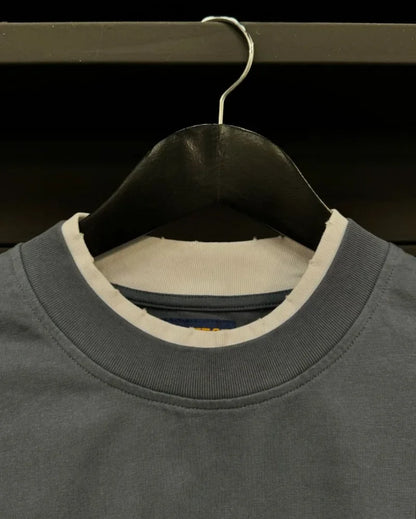 Street Fashion New Letter Printed Cotton Round Neck Long Sleeve T-shirt Men Y2k Trendy Brand Casual Loose Oversized Top Women.