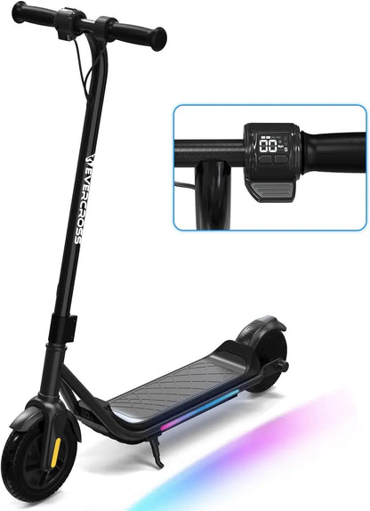 EVERCROSS TECH E6 Electric Scooter for Kids, 7" Lightweight E-Scooter for Ages 6-12, Electric Scooter with a Range of up to 15 k.