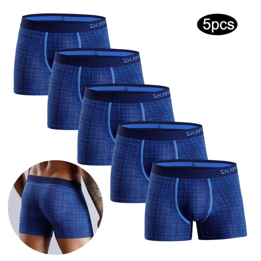 5 stücke baumwolle boxershorts männer höschen benutzerdefinierte männer unterhosen sexy herren boxer unterwäsche für mann drucken homme boxershorts calecon