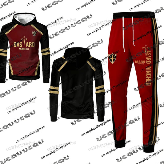 Anime Blue Lock MICHAEL KAISER Tracksuit Sets For Men Hoodies+Long Pants Suits Autumn Winter Casual Sets For Men Christmas Suits.