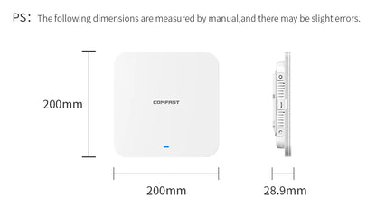 COMFAST WiFi6 Ceiling AP 3000M Gigabit POE RJ45 Wireless Indoor Access Point 2.4 5.8Ghz Wall Mounted WiFi Repeater Cover Roaming.
