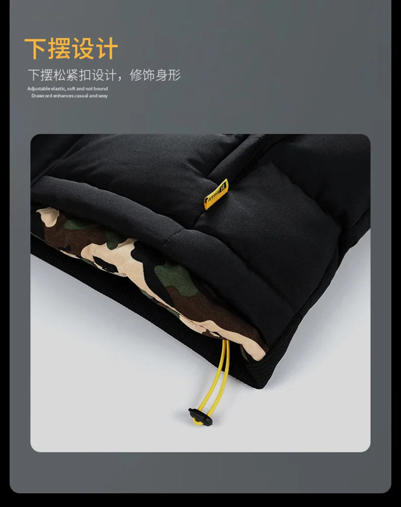 M-10XL Oversize Vests New Lambskin Vest Men's Autumn and Winter Warm and Detachable Hooded Youth Vests Windproof Waistcoats.