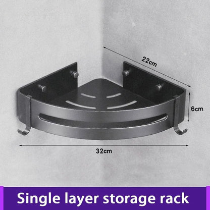 Badezimmer-Shampoo-Halter, Badezimmer-Eckregale für die Dusche, Make-up-Aufbewahrungsregal, Organizer-Regal für die Dusche ohne Bohren