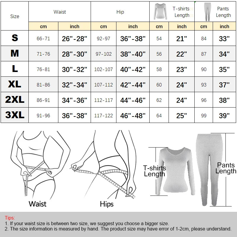 Women Thermal Underwear Set 2 pack Long Johns Ultra Soft Fleece Lined Base Layer Keep Warm Cold Weather Top Bottom﻿.