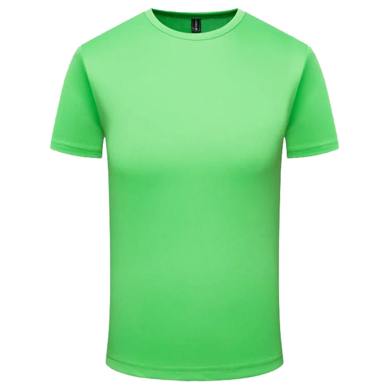 Summer Quick-drying T-shirt Custom Logo Breathable Sports Top Embroidery Personalized Logo Team Activity T-shirt Print Pattern