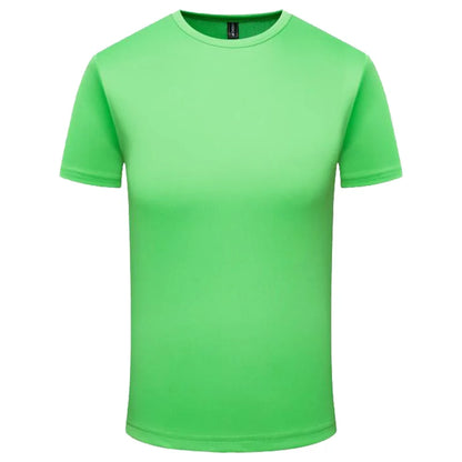 Summer Quick-drying T-shirt Custom Logo Breathable Sports Top Embroidery Personalized Logo Team Activity T-shirt Print Pattern