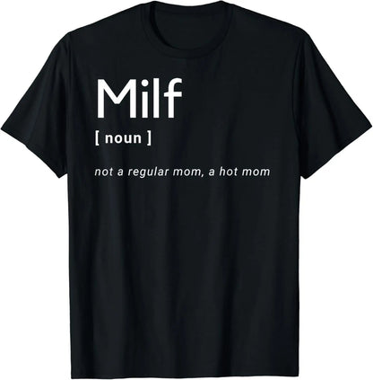 MILF Hunter | Funny Adult Humor Joke for Men Who Love Milfs T-Shirt Men Clothing Tops Graphic T Shirts  Camisetas Streetwear.