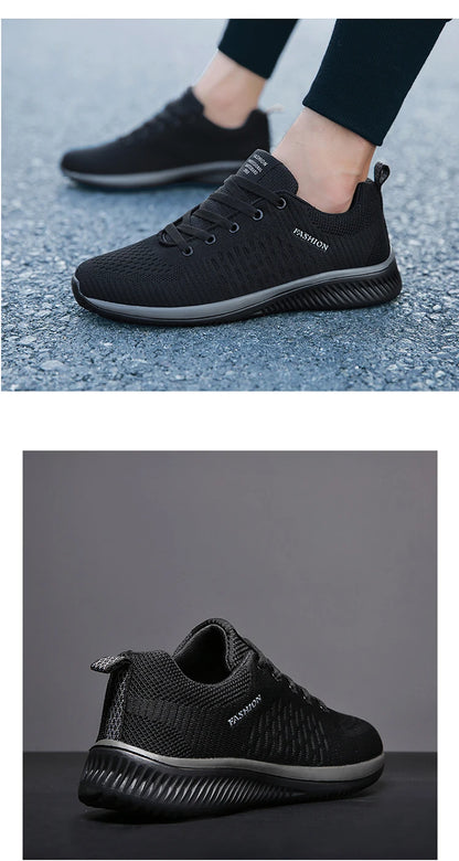 Men Running Shoes Breathable Light Comfortable Men's Casual Shoes Tenis Outdoor Slip On Walking Sneakers
