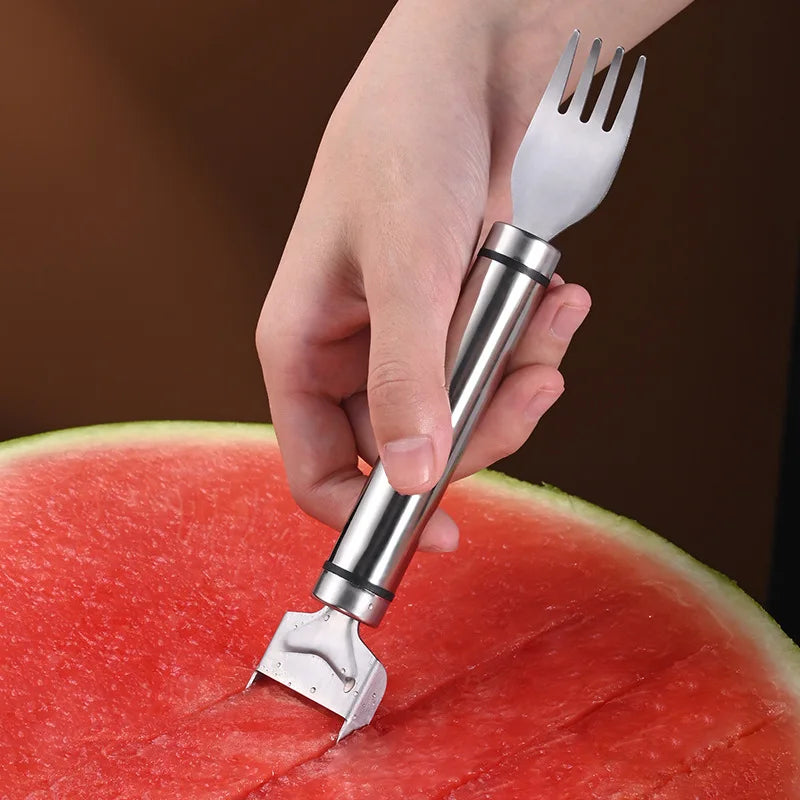 Stainless Steel Windmill Watermelon Cutter Artifact Salad Fruit Slicer Cutter Tool Watermelon Digger Kitchen Accessories Gadgets.