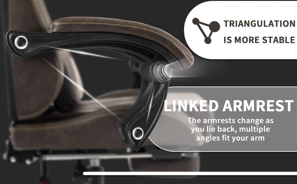 SUKIDAGaming-Stuhl, Computerstuhl, ergonomischer Gaming-Stuhl mit Fußstütze, Bürostuhl, ergonomischer Computerstuhl mit Lordosenstütze