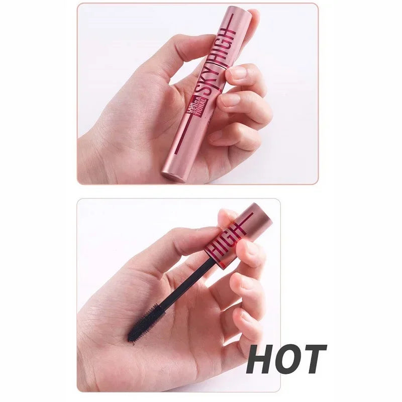 Pink Mascara Waterproof Long Lasting Curling False Eyelash Professional Volume Natural Eyelash Makeup Tools  Lashes Brush.