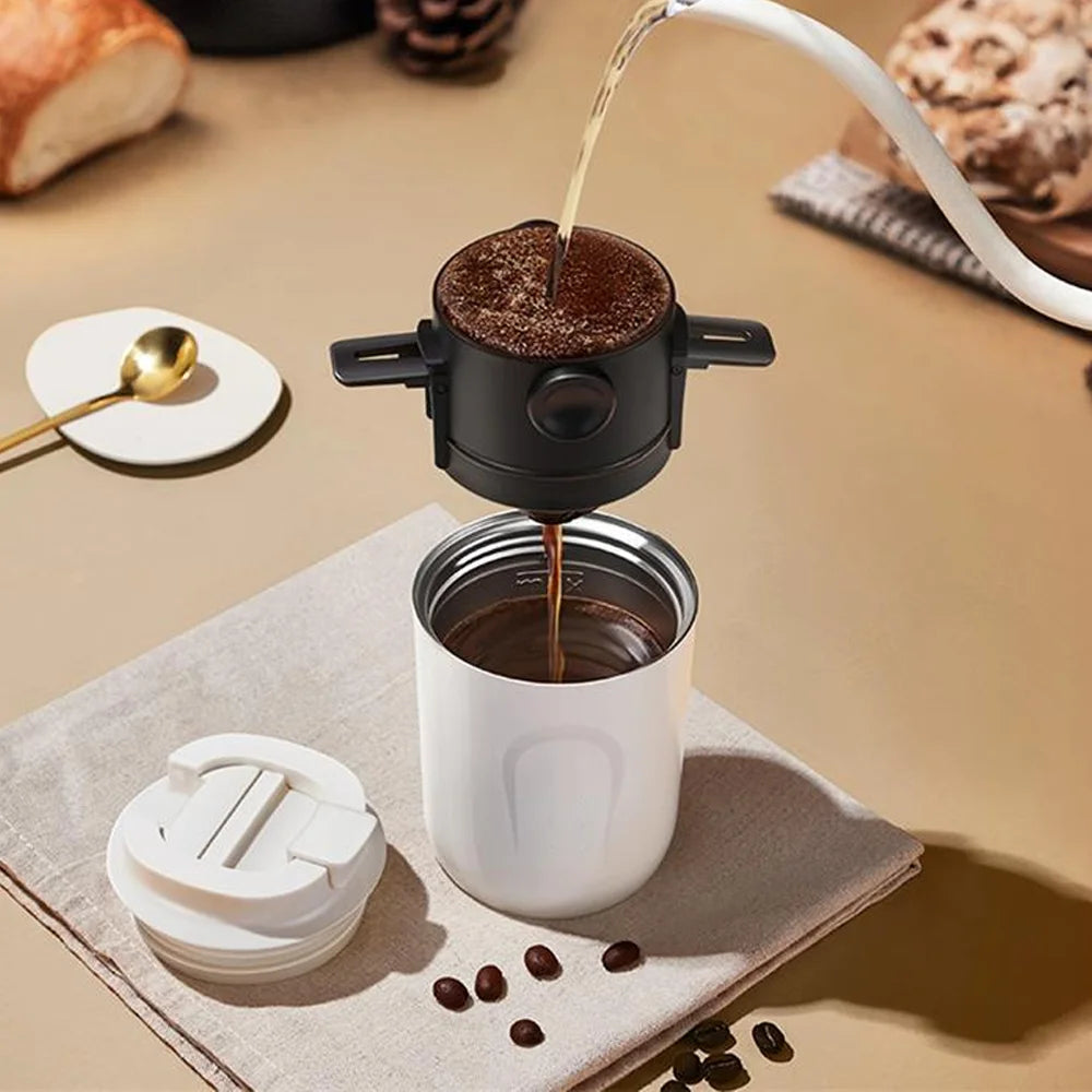 Thermos Bottle for Coffee Thermal Cup for tea Mini Tumbler Insulated Vacuum Flask Mug Stainless Steel Leakproof Travel Drinkware.