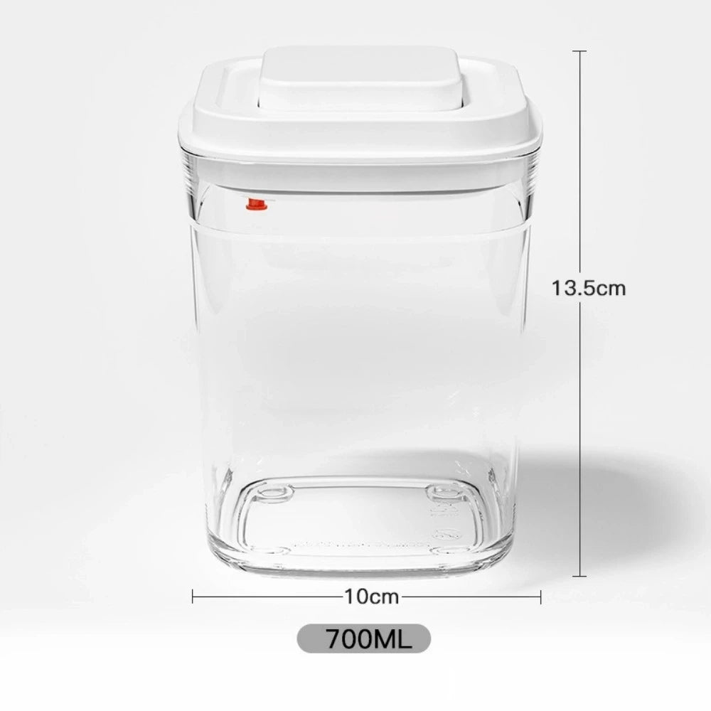 New Sealed Food Container Transparent with Lid Milk Powder Container Keep Fresh Press Type Noodle Storage Box Storage Container.