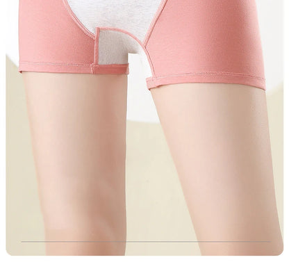 3pcs Cotton Women's Menstrual Panties Physiological Pants Leak Proof Underwear Ladies Period Panty High Waist Safety Briefs.