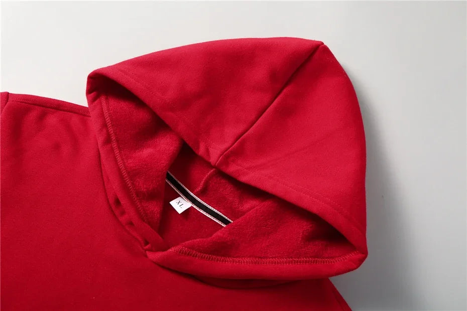 Large Size Men's Hoodie Jacket Hooded Long Sleeve Thick Warm Fleece Lined Sweatshirt Male Casual Winter 10XL 12XL Extra Big Plus.