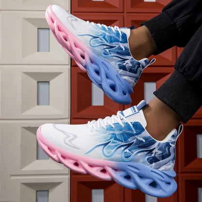 YRZL Womens Sneakers Lightweight Summer Woman Casual Sports Shoes Men Breathable Jogging Trainers Walking Tenis Ladies Shoes.