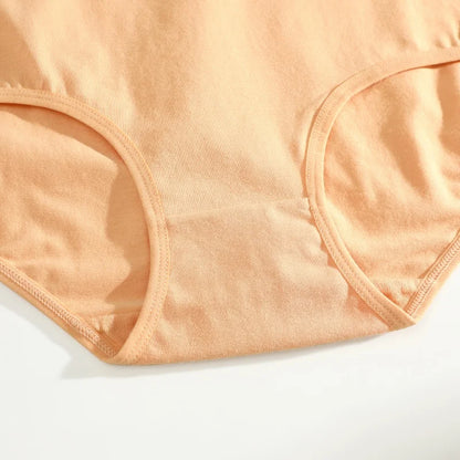 Finetoo 6Pcs/Set Women's Seamless Cotton Briefs Women Plus SizePanties Breathable Underwear Female Low Waist Soft Lingerie S-XXL