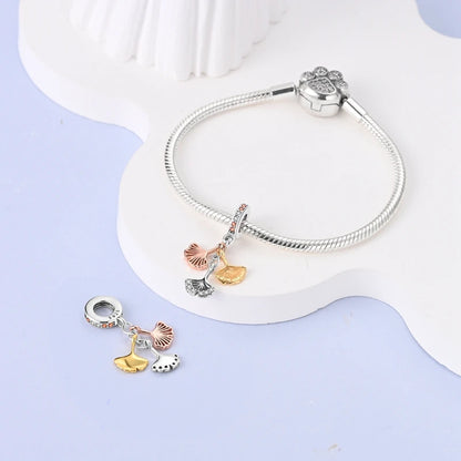 Flowers Series 925 Sterling Silver Sunflowers Tulip Carnation Charms Fit Original Bracelet  For Women Jewelry Making