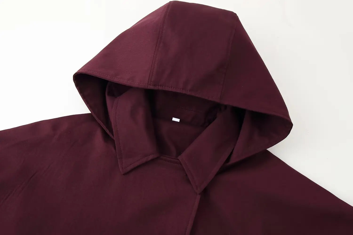 Frühjahr 2022, neue, vielseitige, einreihige, langärmlige Windjacke mit Kapuze und Tasche für Damen.