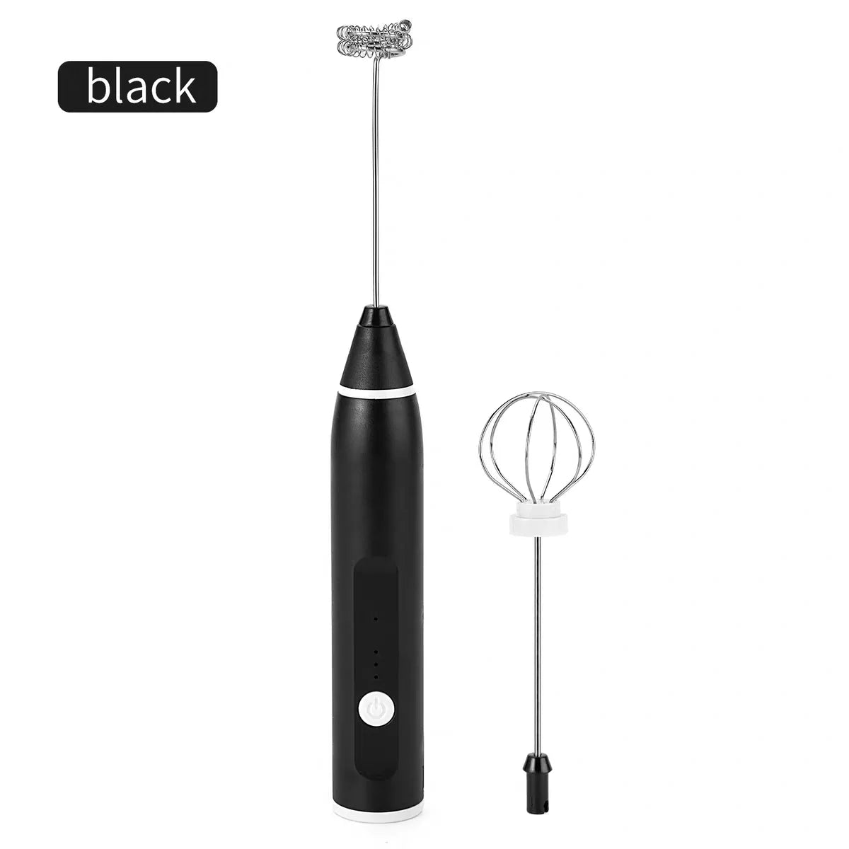 Powerful Milk Frother Wand Mini Handheld Milk Frother Whisk Rechargeable Drink Mixer for Coffee Lattes.