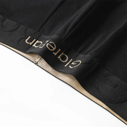 5 stück Pack Schwarz Gold Luxus Marke Baumwolle Boxer Shorts Männer Unterwäsche Weiche Männliche Unterhose für Männer Briefs Boxershorts Sport So