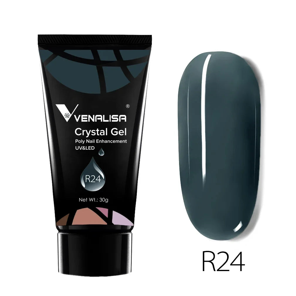 VENALISA Poly Nail Gel Nail Acrylic Gel Self Leveling Natural Pink Prolong Gel Clear Color Crystal Gel Nail Nail Art Jelly Gel