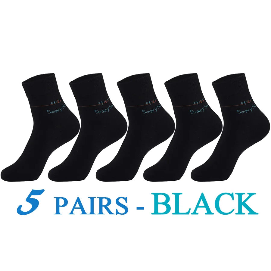 5 Pairs/Lot Running Socks Men Sports High Quality Cotton Colorful Outdoor Cycle Casual Breathable Long Sock Male Gifts 5 Styles
