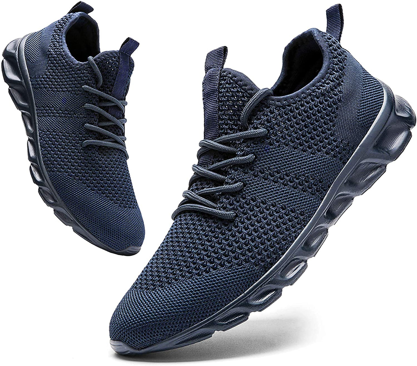 2024 Trend men's casual shoes light sneaker white large size outdoor breathable mesh fashion sports black running tennis shoes.