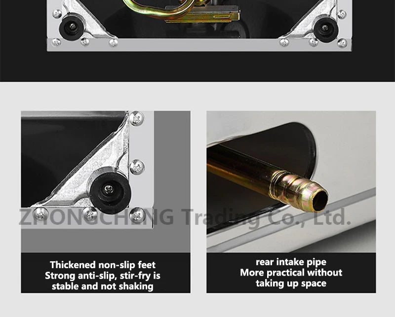 Furious Fire Stove Commercial Single Stove Liquefied Gas Stove Stir-frying High pressure stove stainless steel desktop gas stove