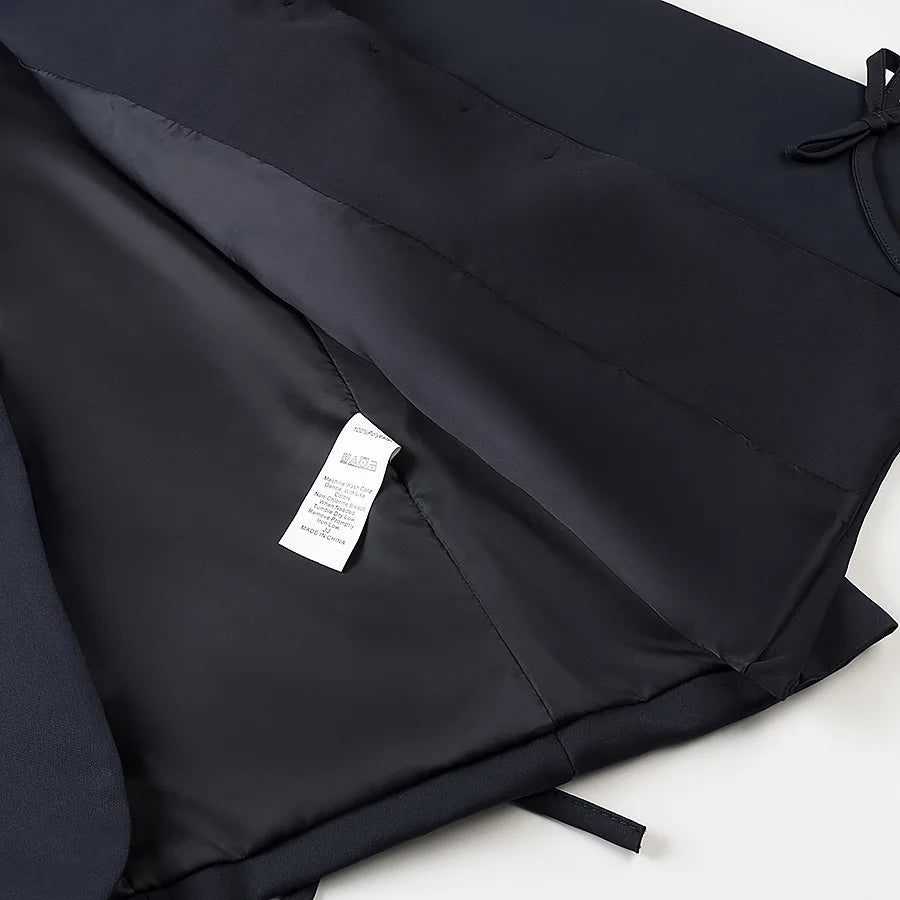 ZBZA frauen Bogen Quaste Anzug Lose Revers einreiher Tasche Einfarbig Pendler Jacke Frühling Sommer Neue Weibliche Chic mantel.