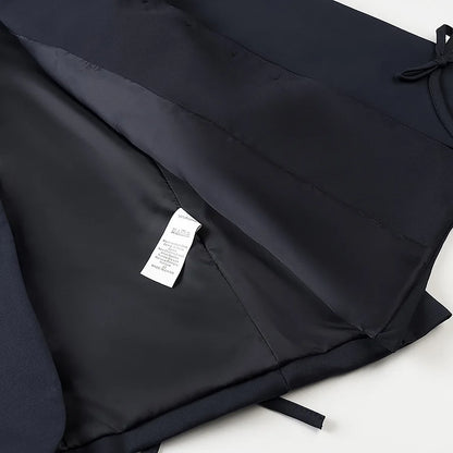 ZBZA frauen Bogen Quaste Anzug Lose Revers einreiher Tasche Einfarbig Pendler Jacke Frühling Sommer Neue Weibliche Chic mantel.