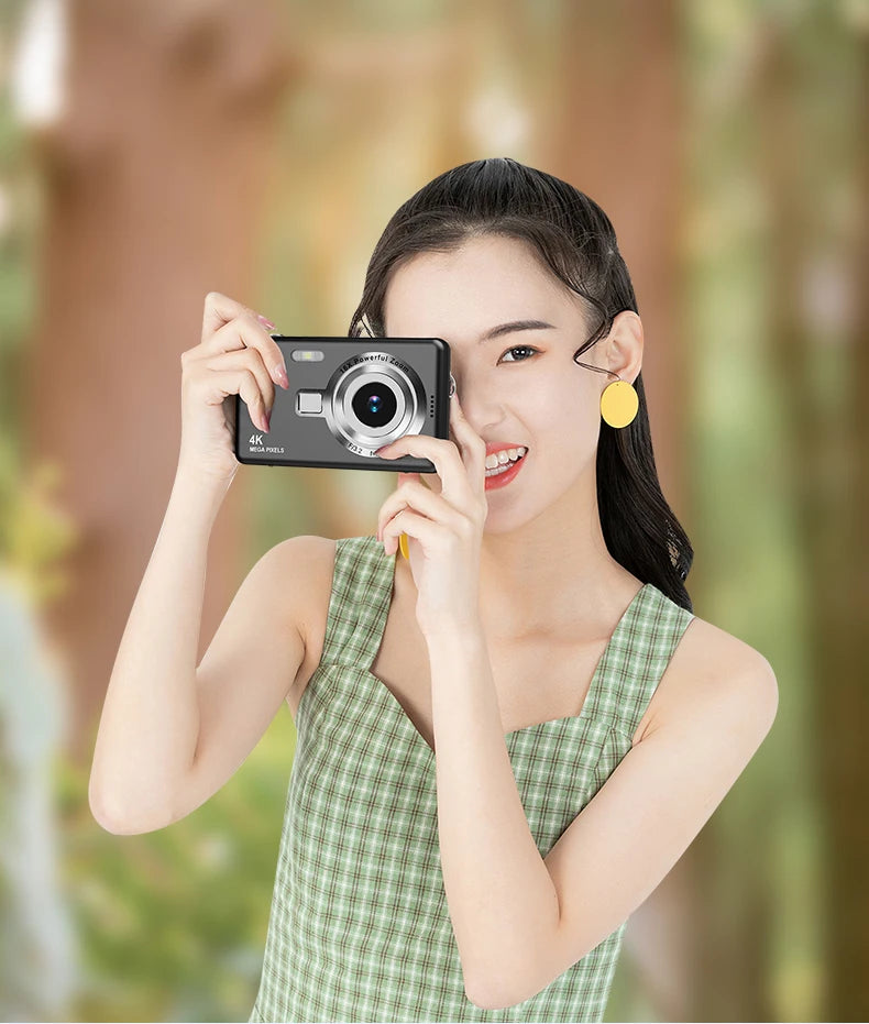 High Definition 6800W4K Pixel Digital Camera Video Recording Beauty Camera Student Camera CCD 16x Zoom with Wifi Compact.