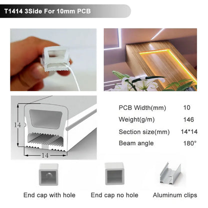 Silicone Neon Tube IP67 Waterproof Flexible Soft Silica Gel Sign 1m 2m 3m 4m 5m For WS2811 WS2812B 5050 2835 COB LED Strip Light