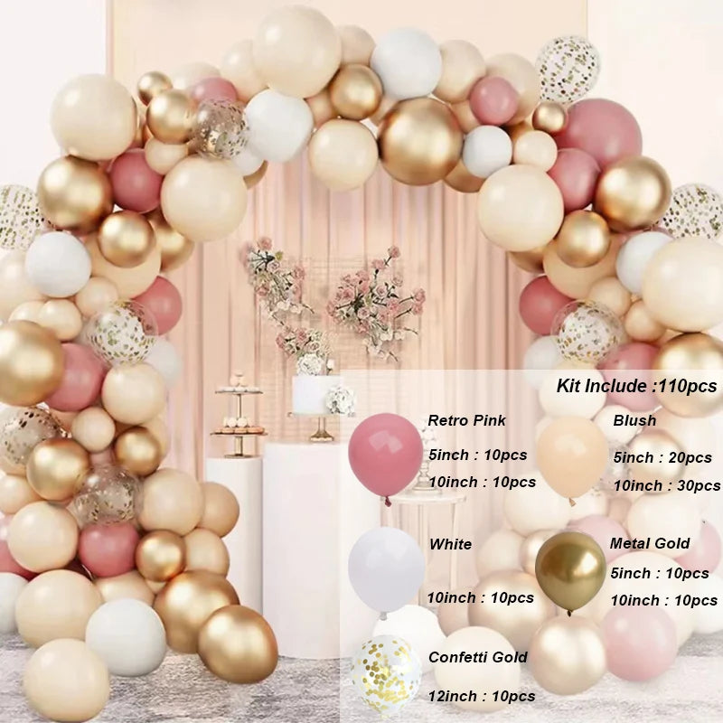 Kaffeebraun Beige Ballon Girlande Bogen Kit Oh Babyparty Dekoration Rustikale Hochzeit Kindergeburtstag Party Taufe Taufe