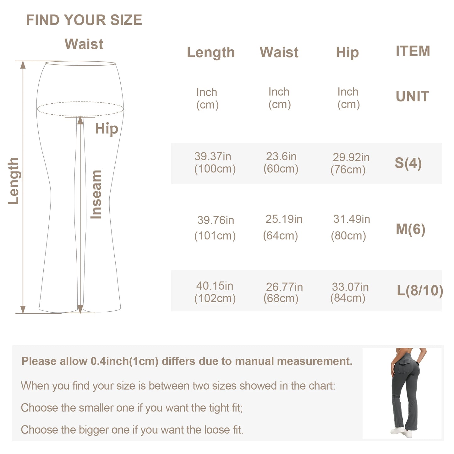 Damen-Leggings mit ausgestellten Taschen, weiche Yoga-Hose im Cargo-Stil, hohe Taille, schmale Hose, Fitness- und Bodybuilding-Sportbekleidung.