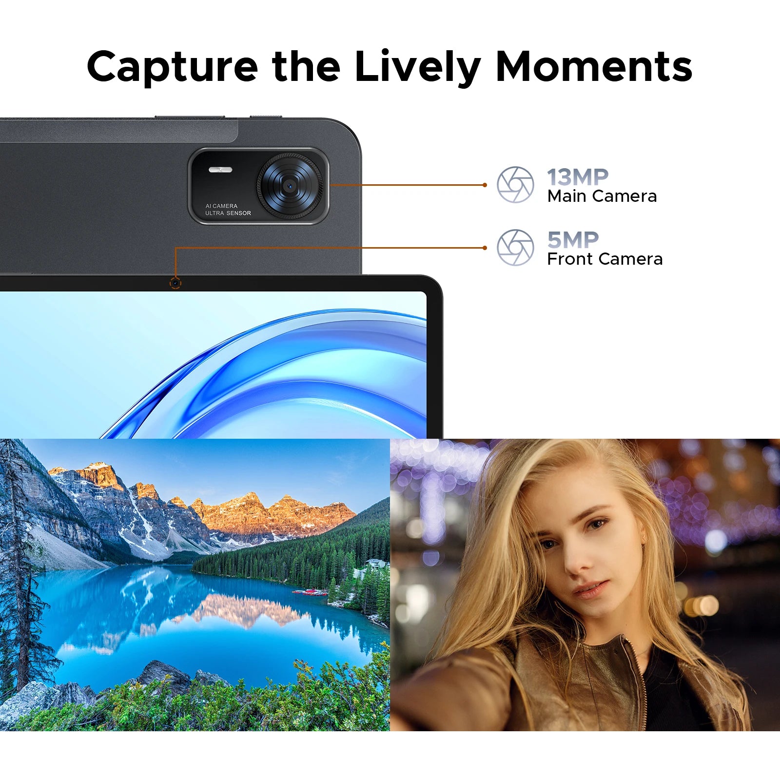 Doogee Tab E3+ 2 in 1 Tablet Pc Gemini Ai 12"" 2K Display Android 15 32Gb Ram(8+24) 256Gb Rom 8800Mah Battery Helio G100 Tabletpc.