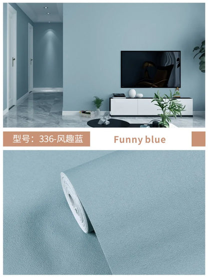 Einfarbige Schlafzimmer Tapete einfarbig PVC wasserdicht selbst klebend Vinyl Kontakt papier Kleider schrank dekorative Wanda uf kleber