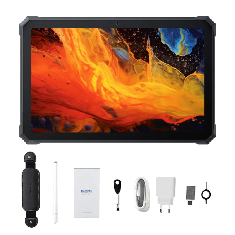Blackview Active 8 Pro Rugged Tablets Android 14 10.36" 2.4K Display Helio G99 16GB 256GB Tablet PC 22000mAh.