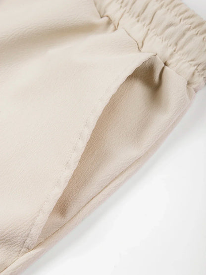 Men's Long Sleeve Shirt and Pants Suits Men Beach Wear Tracksuit Solid Color Shirts Sweatpants Hawaiian Vacation Men's Clothing.